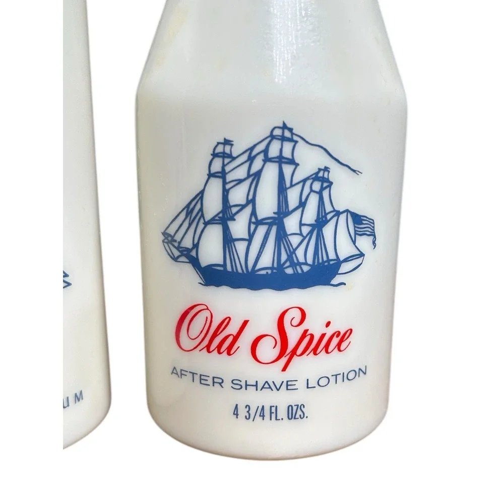 Vintage Old‎ Spice Aftershave Cologne Talcum Original 1997 80% Full Lot
